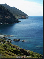 Fa&ccedil;ade ouest  du Cap Corse