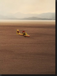 Un des trois canadairs pr&eacute;sents le 4 septembre vers 15h