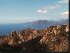 Vue pr&egrave;s de Piana, &agrave; 450m d'altitude